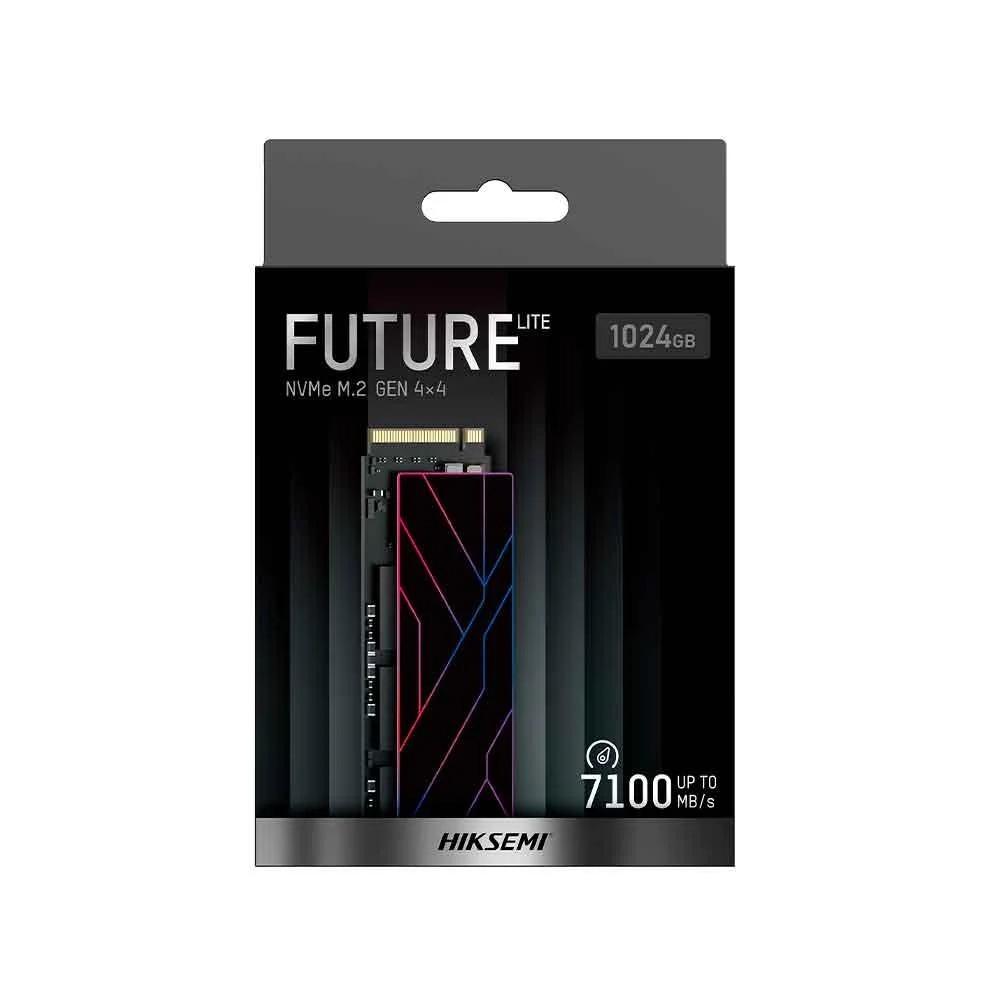 SSD M.2 NVMe 1TB PCIe 4.0 2280 Hiksemi Future Lite Leitura até 7000MB/s Escrita até 6000MB/s