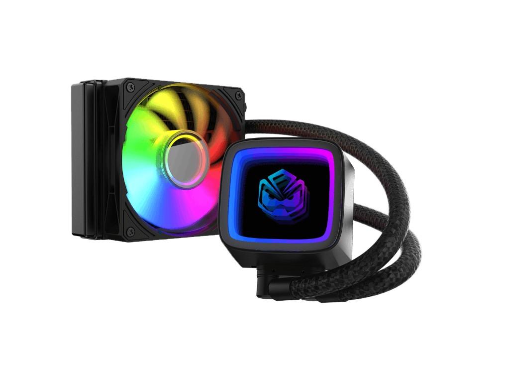 Water Cooler PCYes Tundra Black Vulcan ARGB 120mm - WCTBK120