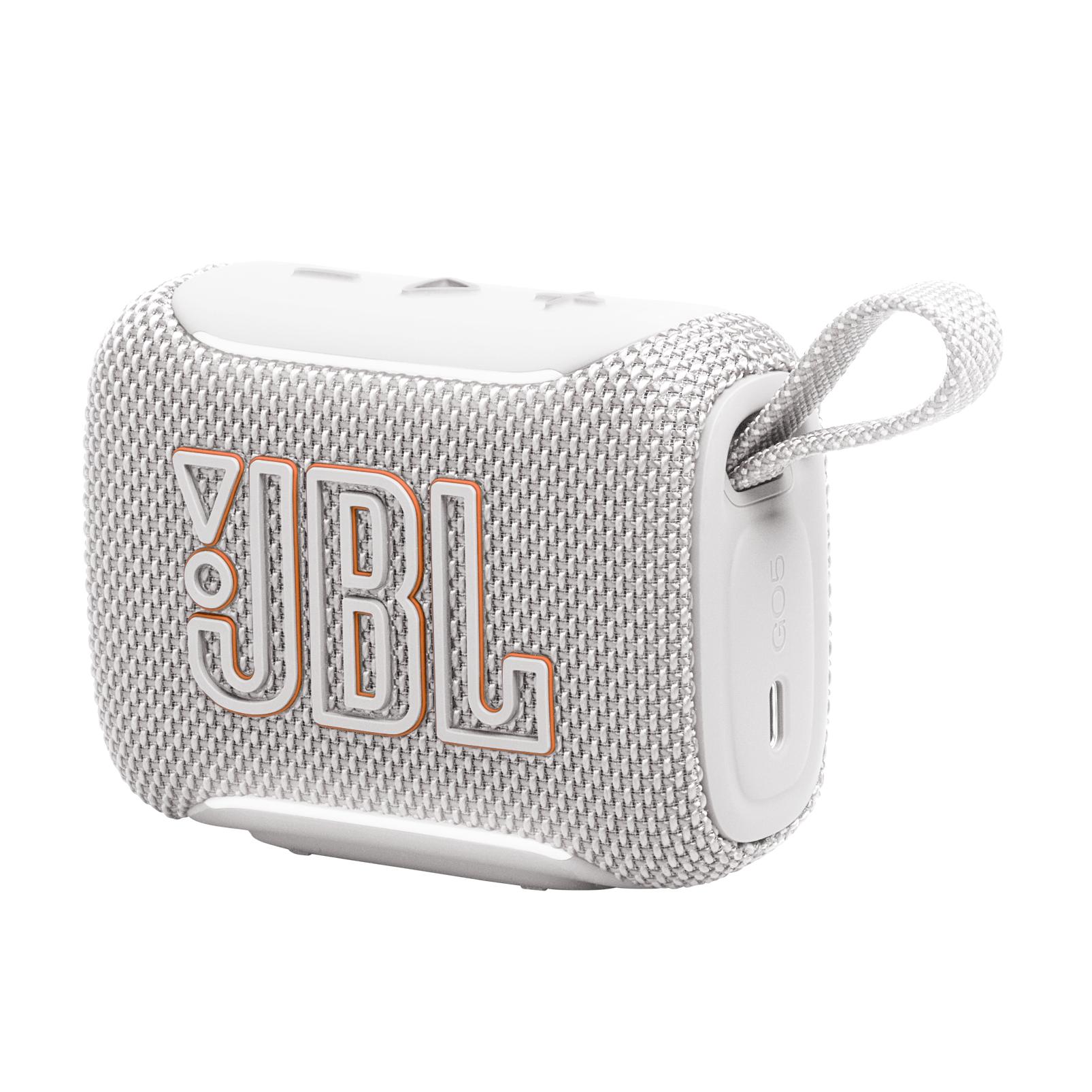 Caixa de Som JBL Go 5 Bluetooth Á Prova D'agua, IP68, 4.8W Branca - JBLGO5WHTBR