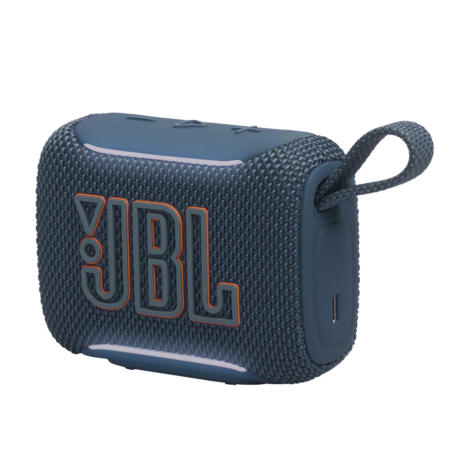 Caixa de Som JBL Go 5 Bluetooth Á Prova D'agua, IP68, 4.8W Azul- JBLGO5BLUBR