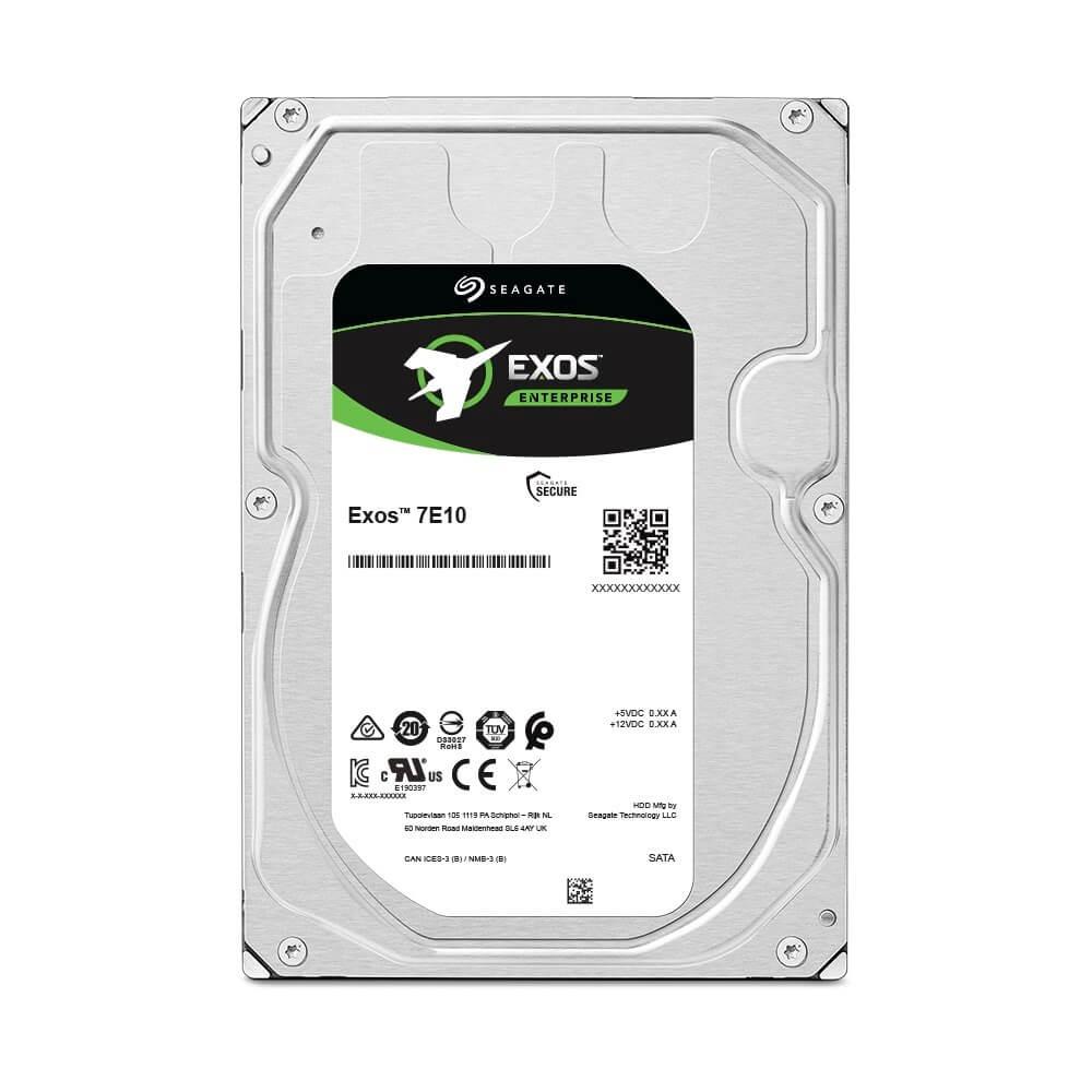 HARD DISK SATA III 4TB SEAGATE EXOS 7E10 7200RPM 256MB 512N 3,5" P/ SERVIDOR