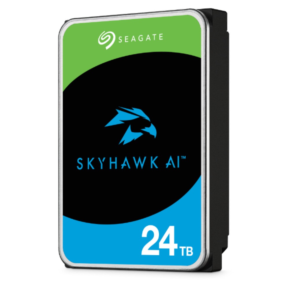 HARD DISK SATA III 24TB 7200RPM 512MB 3,5" SKYHAWK AI P/ DVR - SEAGATE