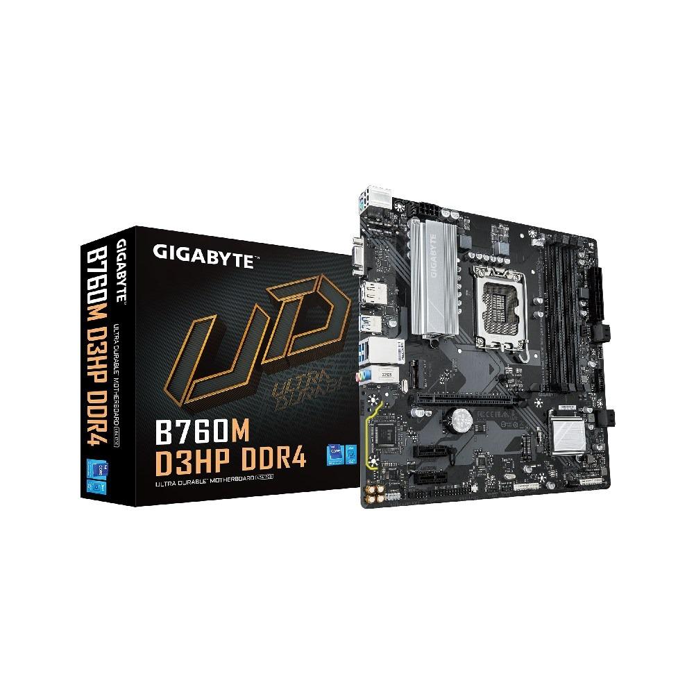 PLACA MAE LGA 1700 GIGABYTE B760M D3HP, DDR4, MATX, M.2, HDMI/DP/VGA