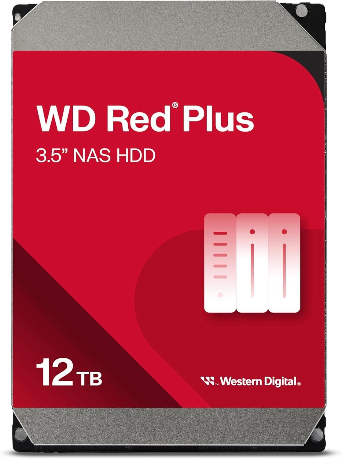 HARD DISK SATA III 12TB 7200RPM 512MB WD RED PLUS NAS WD120EFGX