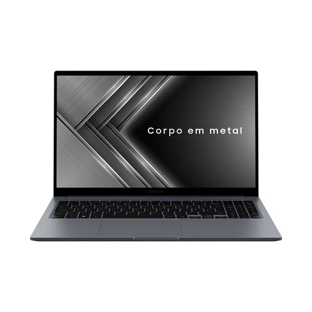 Notebook Samsung Galaxy BOOK4, i5-1335U, 16GB, 512GB SSD, Iris Xe, 15,6" FHD, Windows 11 Home Cinza