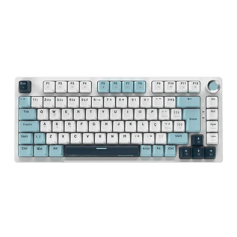 Teclado Mecânico 75% PCYes Arkeum - Summit Edition - Switch Blue - AKSM75BBR
