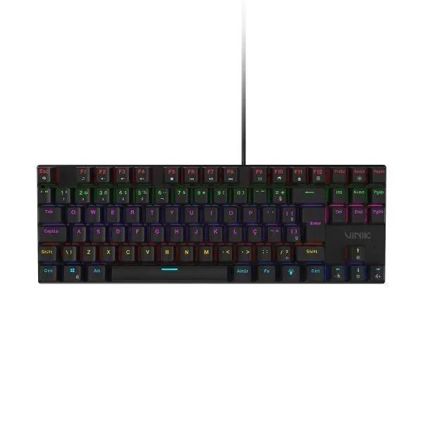 Teclado Mecânico 75% Vinik Anihi Tkl - Switch Blue - LED Rainbow – ANIHI75BL