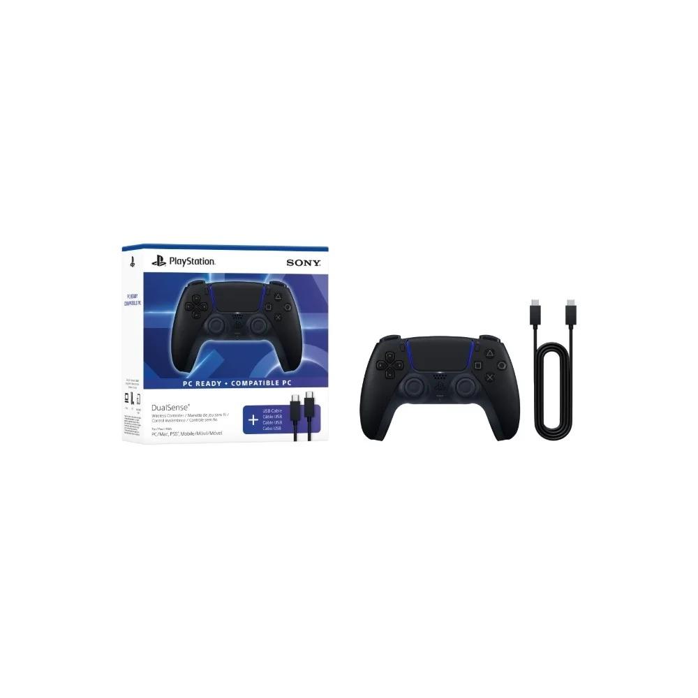 Controle sem Fio Sony Dualsense Midnight Black para PC e PS5
