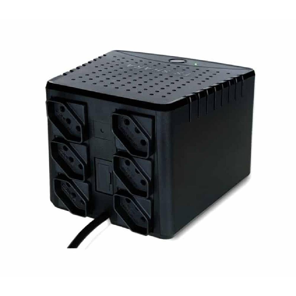 ESTABILIZADOR TS SHARA POWEREST HOME, 500VA, ENTRADA 115V, SAÍDA 115V, 6 TOMADAS - 9002