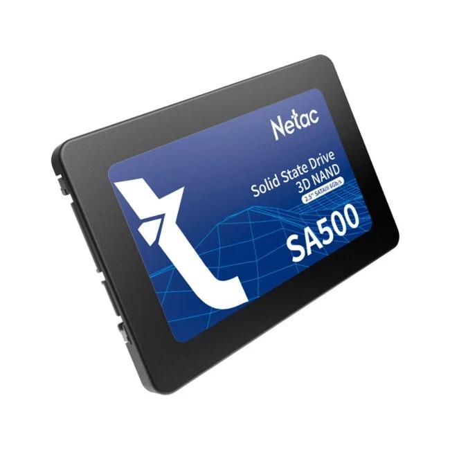 SSD Netac SA500, 480GB, 2.5, SATA III 6GB/s, Leitura 520MB/s, Gravação 450MB/s, NT01SA500-480-S3X