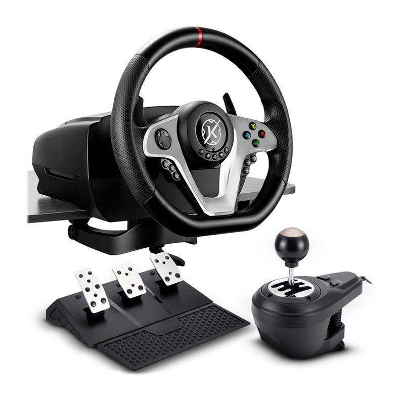 Volante Kalkan G500 Proracing com Pedais e Cambio, Preto KLK00032