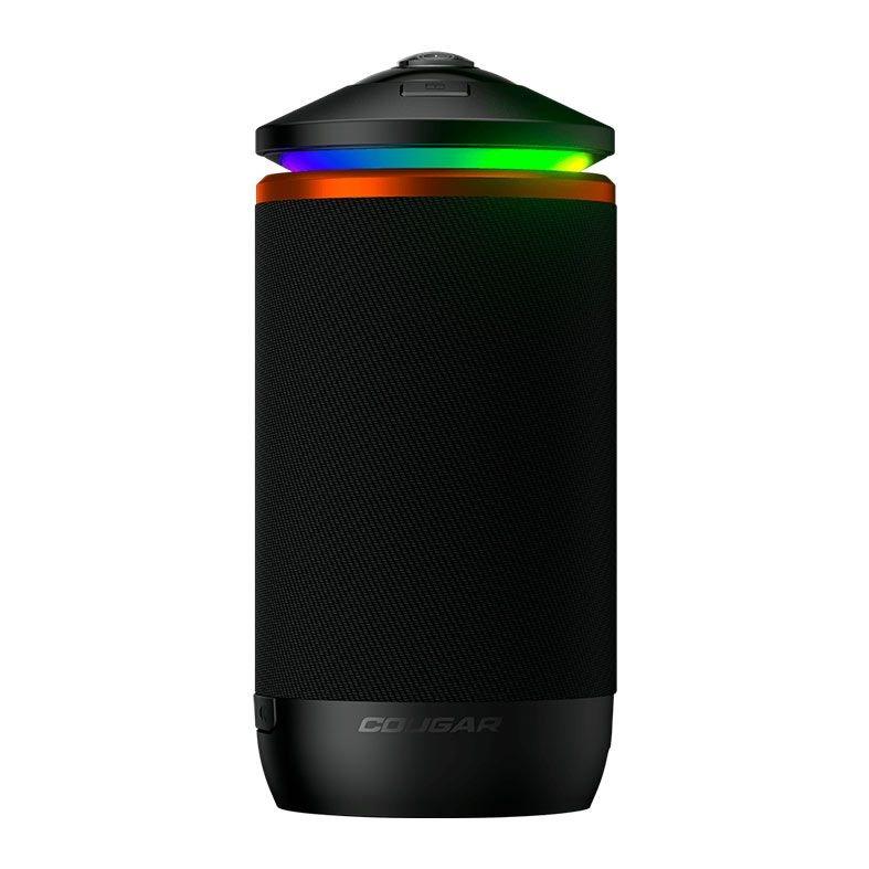 Webcam Gamer Multifuncional Cougar Cyclops RGB Lente Panorâmica 360,CAIXA de Som e Microfone Duplo