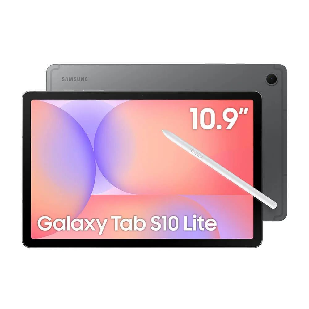 Tablet Samsung Galaxy Tab S10 Lite cinza com tela de 10,9 polegadas e caneta S Pen