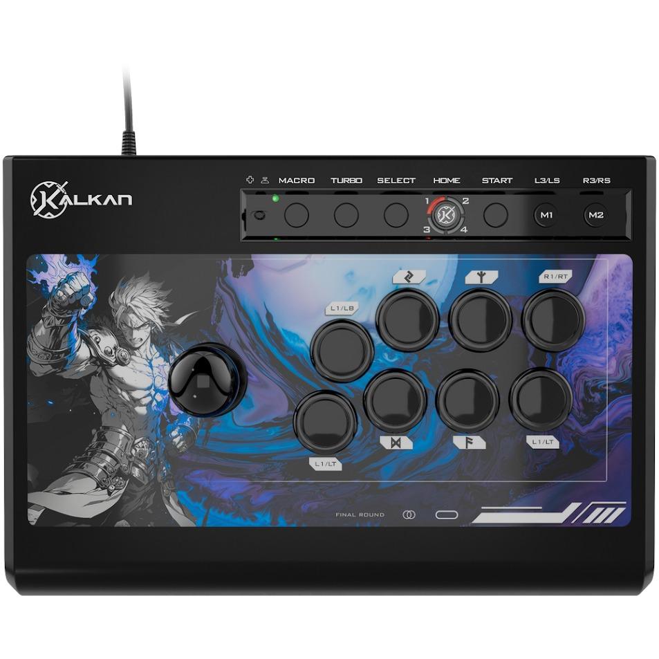 Controle Arcade Kalkan Punish Compatível com PC, PS3, PS4, Xbox 360 e Xbox One KLK00028