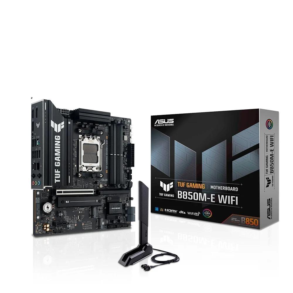 Placa Mãe ASUS Tuf Gaming B850M-E Wi-Fi, AM5, DDR5, M.2 NVMe, HDMI/Display Port