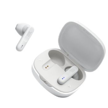 FONE DE OUVIDO JBL TWS WAVE FLEX BRANCO, BLUETOOTH 5.2, RESISTENTE A AGUA, IP54, JBLWFLEXWHT