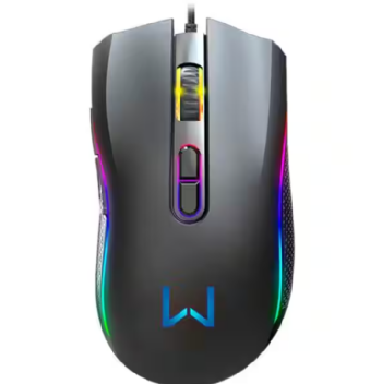 MOUSE + MOUSEPAD WARRIOR, 3600DPI, RGB, 7 BOTÕES, RGB, MOUSEPAD ARMORY, MO396