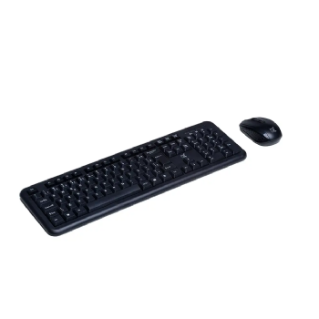 TECLADO E MOUSE SEM FIO MAXPRINT EXAGON, WIRELESS 2.4G NANO USB 2.0, ABNT2, PRETO, 60000146