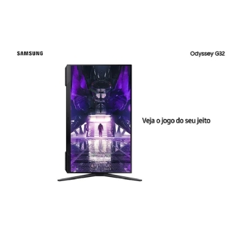 MONITOR GAMER SAMSUNG ODYSSEY G32 24" 165HZ 1MS HDMI/DISPLAY PORT, FREESYNC, AJUSTE DE ALTURA