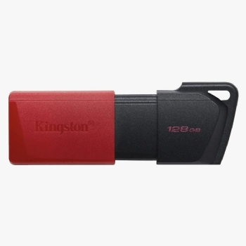 PEN DRIVE 128GB USB 3.2 DATA TRAVELER EXODIA PRETO/VERMELHO KINGSTON