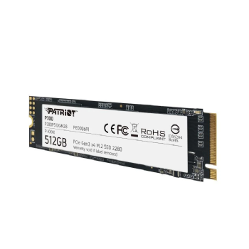 SSD M.2 NVME 512GB PATRIOT P300 LEITURA 1700MB/S GRAVACAO 1200MB/S