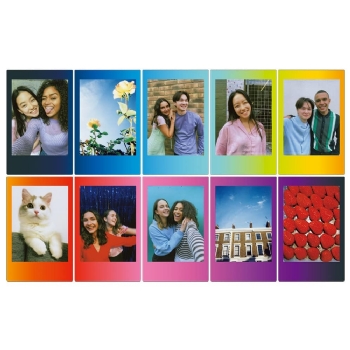 FILME INSTAX MINI RAINBOW - 10 FOTOS