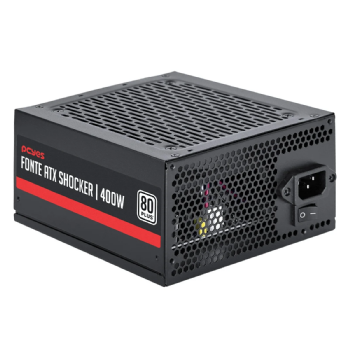 FONTE ATX 400W 80 PLUS WHITE PCYES SHOCKER