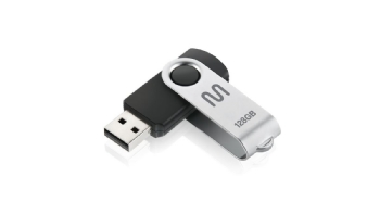 PEN DRIVE 128GB TWIST PRETO - MULTILASER