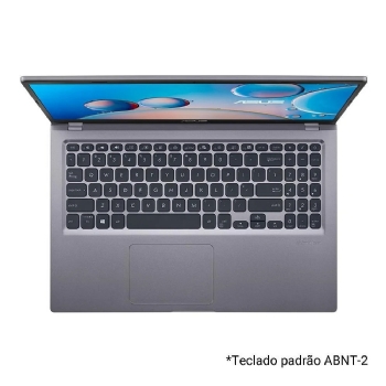 NOTEBOOK ASUS X515 INTEL CELERON DUAL CORE 4GB 128GB SSD 15,6" HD WINDOWS 11 HOME - CINZA
