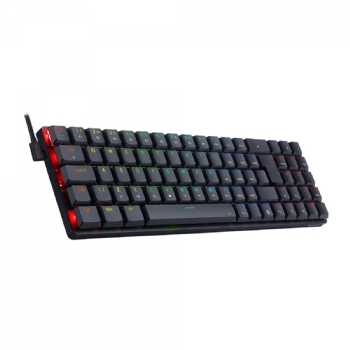 TECLADO GAMER MECANICO REDRAGON ASHE, RGB, SWITCH, BLUE, ABNT2, BLACK
