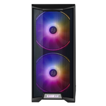 GABINETE GAMER ATX LIAN LI LANCOOL 215X, MID TOWER, VIDRO TEMPERADO, C/ 3 FANS, PRETO