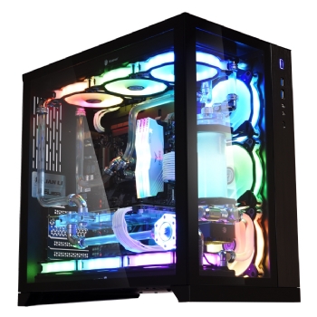 GABINETE GAMER ATX LIAN LI O11 DYNAMIC, MID TOWER, VIDRO TEMPERADO, S/ FANS, PRETO