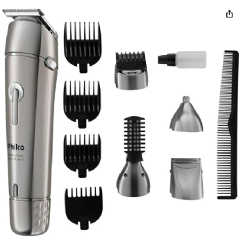 APARADOR DE PELOS PHILCO MULTI GROOM AQUA 12 EM 1 PAP03