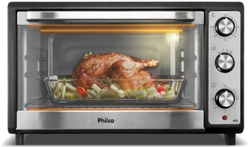 FORNO ELÉTRICO 65L PHILCO DUPLA RESISTÊNCIA PFE65 110V