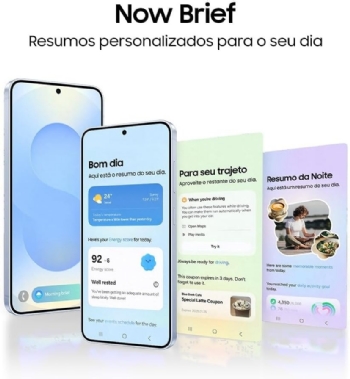 SMARTPHONE SAMSUNG GALAXY S25 5G PRATA, 256GB, 12GB DE RAM, TELA AMOLED 6.2" FHD+ 120HZ