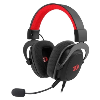 HEADSET GAMER REDRAGON ZEUS LITE P3, DRIVES 53MM, MICROFONE DESTACAVEL, PRETO