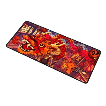 MOUSEPAD GAMER REDRAGON FLICK XL SPECIAL EDITION FESTIVAL DO DRAGAO, 400X900MM, VERMELHO