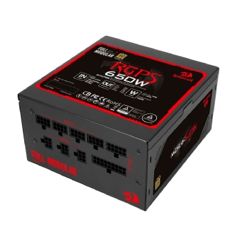 FONTE ATX 650W 80 PLUS GOLD FULL MODULAR REDRAGON