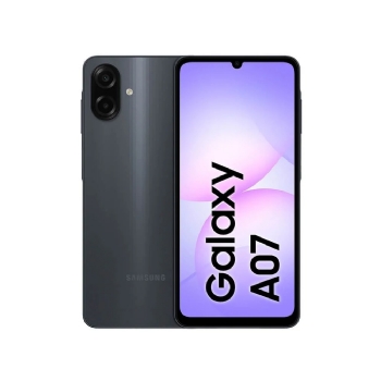 SMARTPHONE SAMSUNG GALAXY A07, 128GB, 4GB RAM, CAMERA 50MP + SELFIE 8MP, TELA 6,7" - PRETO