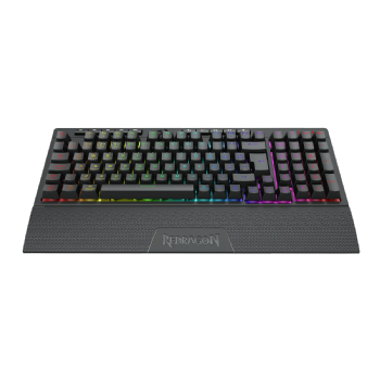 TECLADO GAMER REDRAGON SHIVA 98, RGB, USB, MEMBRANA, ABNT2, PRETO