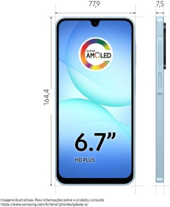 SMARTPHONE SAMSUNG GALAXY A17 5G, 256GB, AZUL