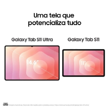 TABLET SAMSUNG TAB S11 ULTRA 512GB 12GB RAM 14,6" 120HZ IP68 S-PEN TRASEIRA 13MP+8MP FRONTAL 12MP