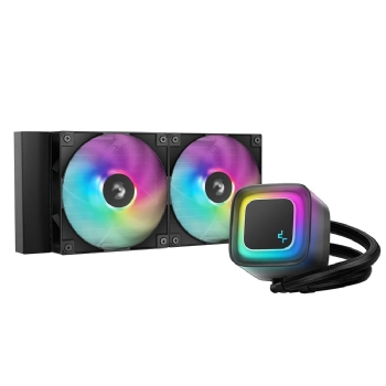 WATER COOLER DEEPCOOL LE240 V2, 240MM, ARGB, INTEL/AMD, PRETO