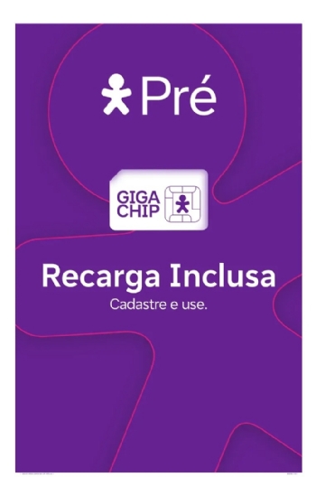 CHIP DE CELULAR 5G, VIVO TURBO PRÉ PAGO COM RECARGA