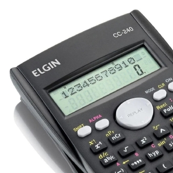CALCULADORA CIENTIFICA 240 FUNÇÕES CC240 PRETO - ELGIN