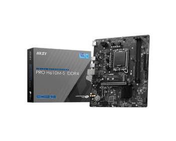 PLACA MAE MSI LGA 1700 PRO H610M-S, DDR4, MATX , HDMI, USB 2.0, 12/13/14 GER