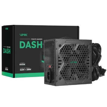 FONTE GAMER VINIK DASH 400W PRETO