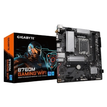 PLACA MAE GIGABYTE LGA 1700 B760M GAMING DDR5, WI-FI, M-ATX, M.2, LAN 2.5GBE, USB 3.2 12/13/14G