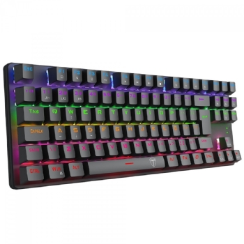 TECLADO GAMER MECANICO BORA TKL, RGB, SWITCH DUST-PROOF MARROM, USB, ABNT2, PRETO