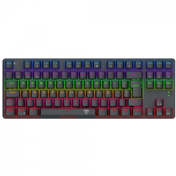 TECLADO GAMER MECANICO BORA TKL, RGB, SWITCH DUST-PROOF MARROM, USB, ABNT2, PRETO
